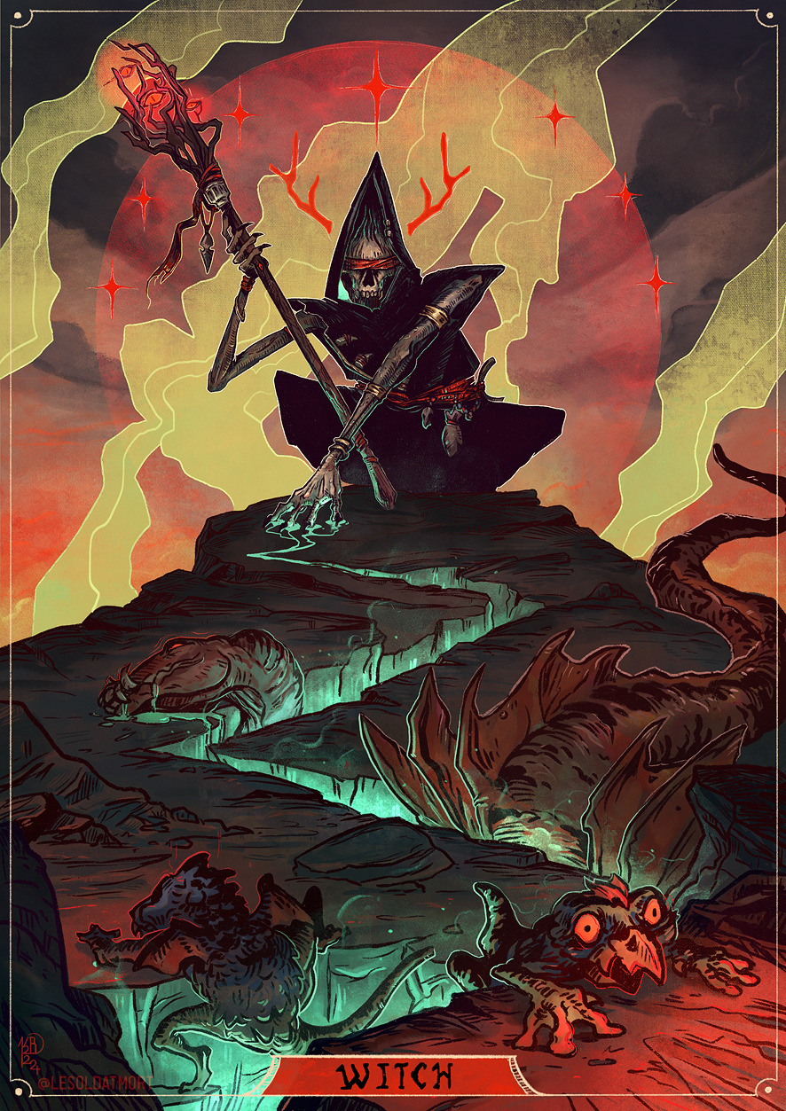 Witch A5 art print