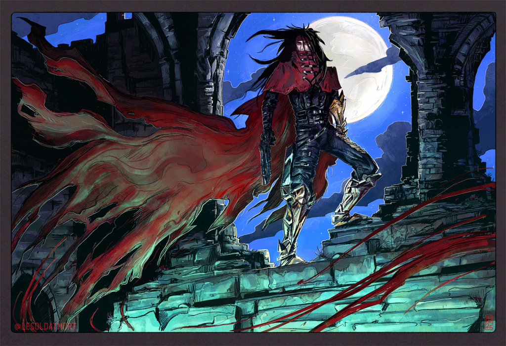 Vincent Ruins A4 art print