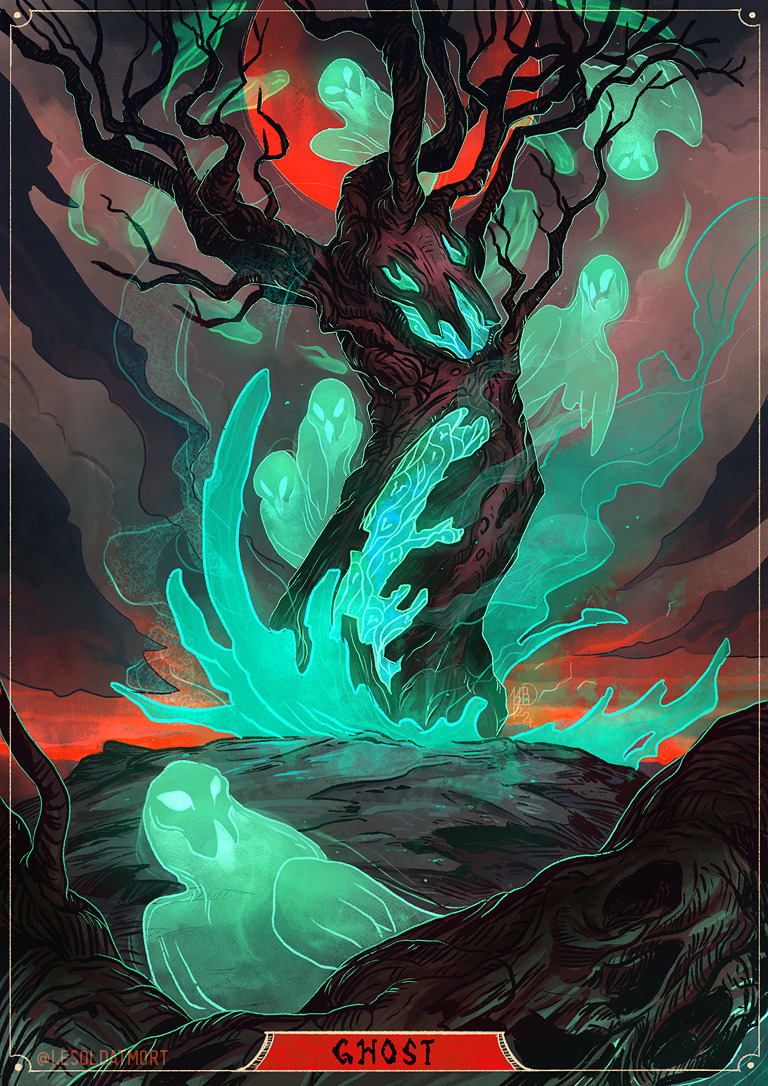Ghost A5 art print