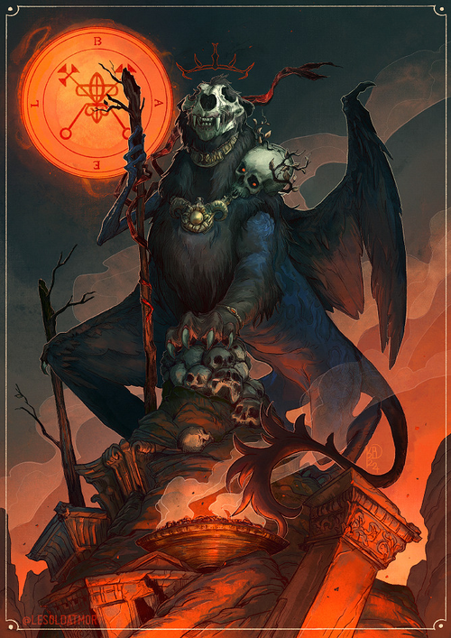 Baal art print