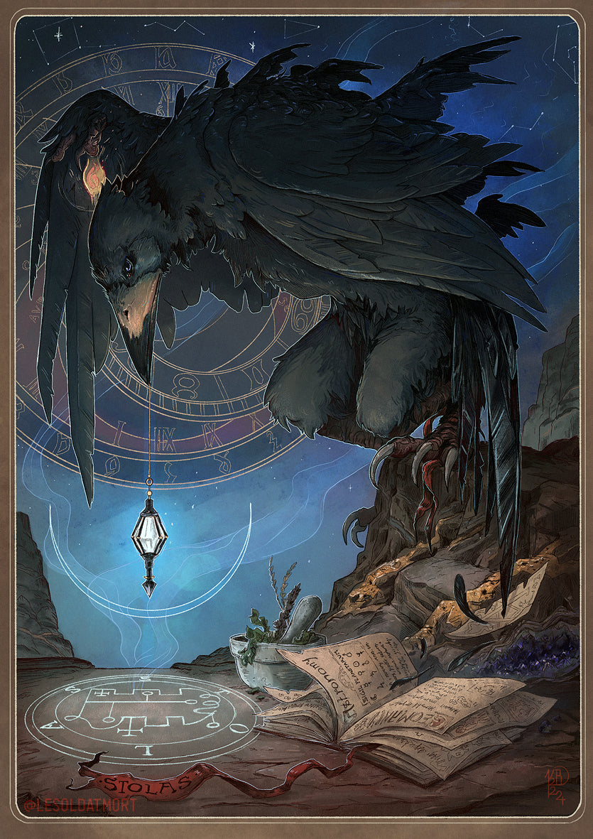 Stolas Art print