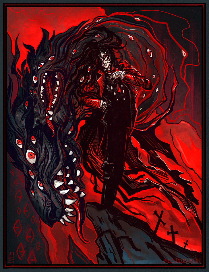 Helldogs A5 art print
