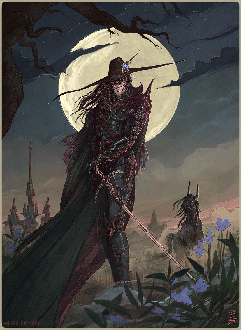 Vampire Hunter D A4 art print