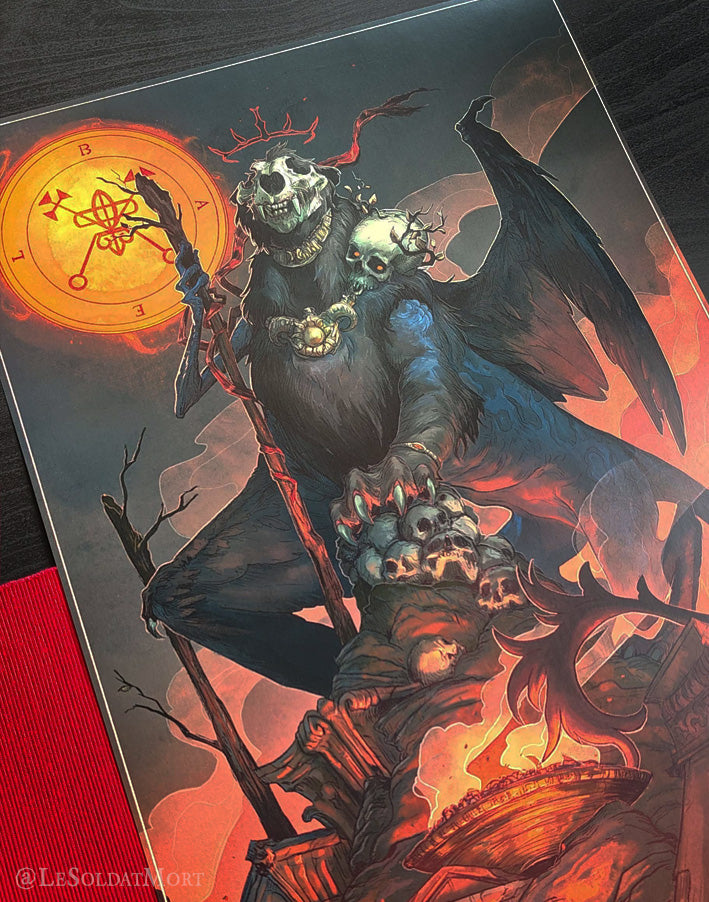 Baal art print