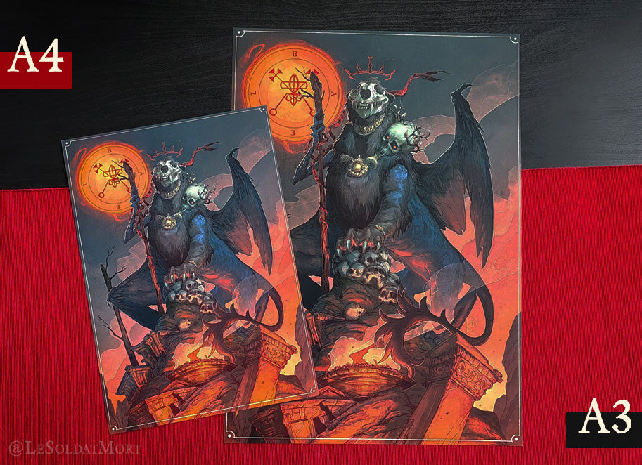 Baal art print