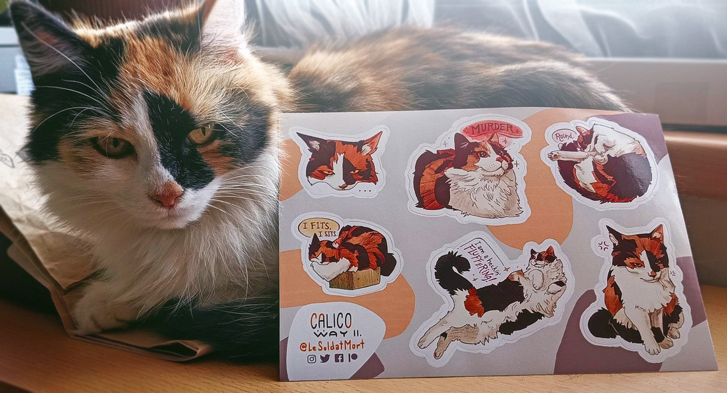 Calico way - sticker sheets