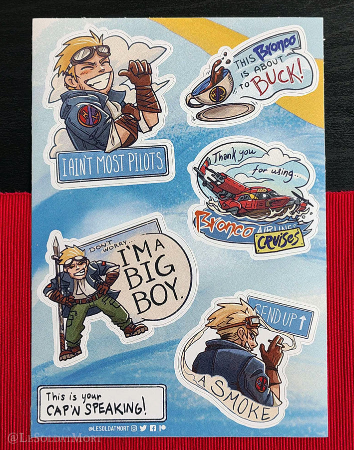 Vincent & Cid sticker sheets