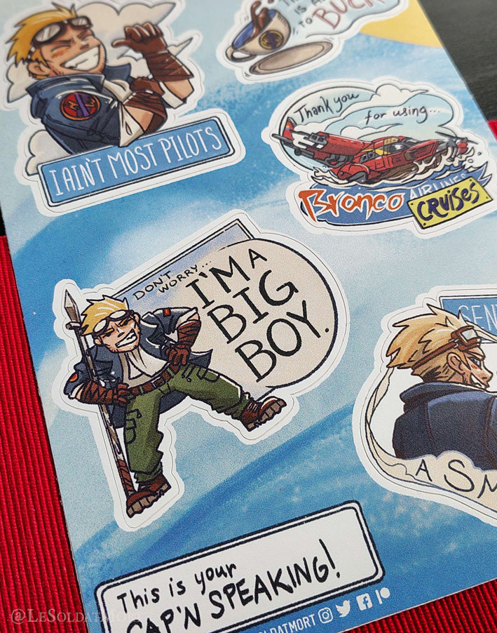 Vincent & Cid sticker sheets