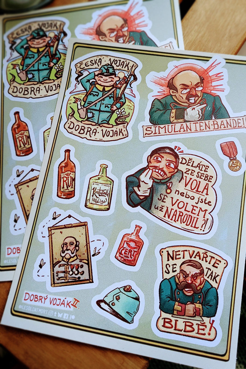 Dobrý voják - sticker sheets