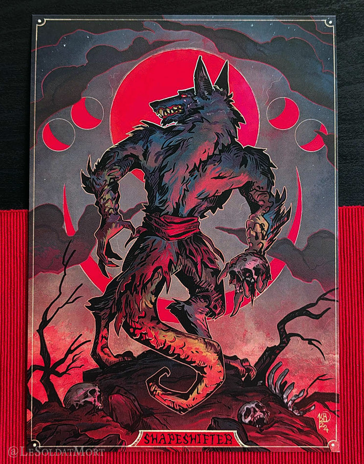 Shapeshifter A5 art print