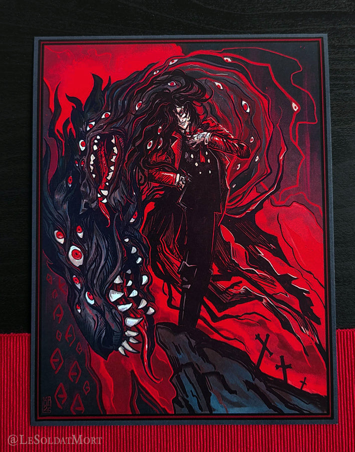 Helldogs A5 art print