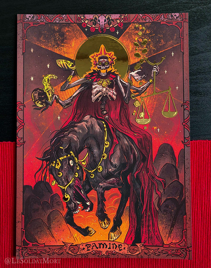 Set of foil print - Four Horsemen of the Apocalypse
