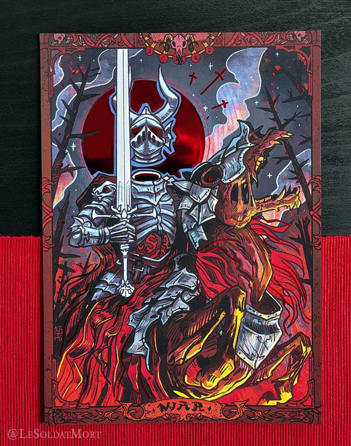 Set of foil print - Four Horsemen of the Apocalypse
