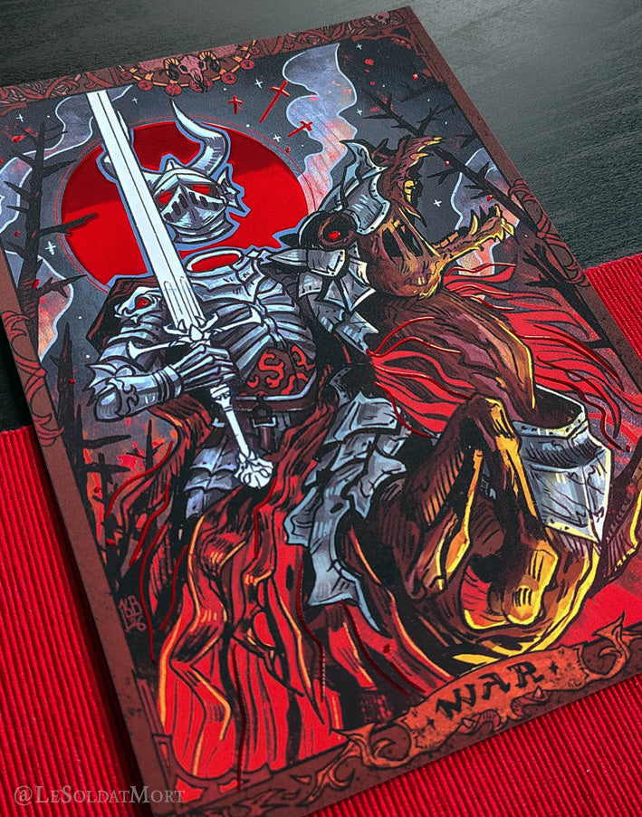 Set of foil print - Four Horsemen of the Apocalypse