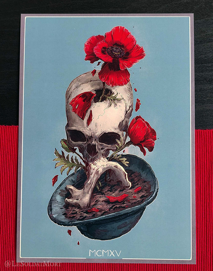 Poppies of War II. A5 art print