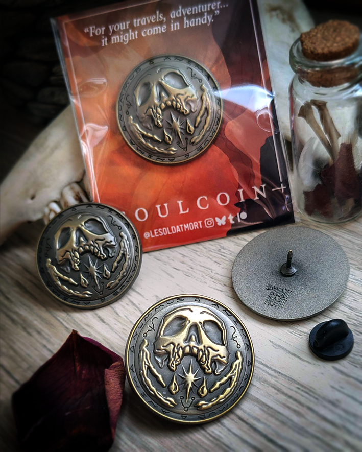 Soulcoin - metal pin