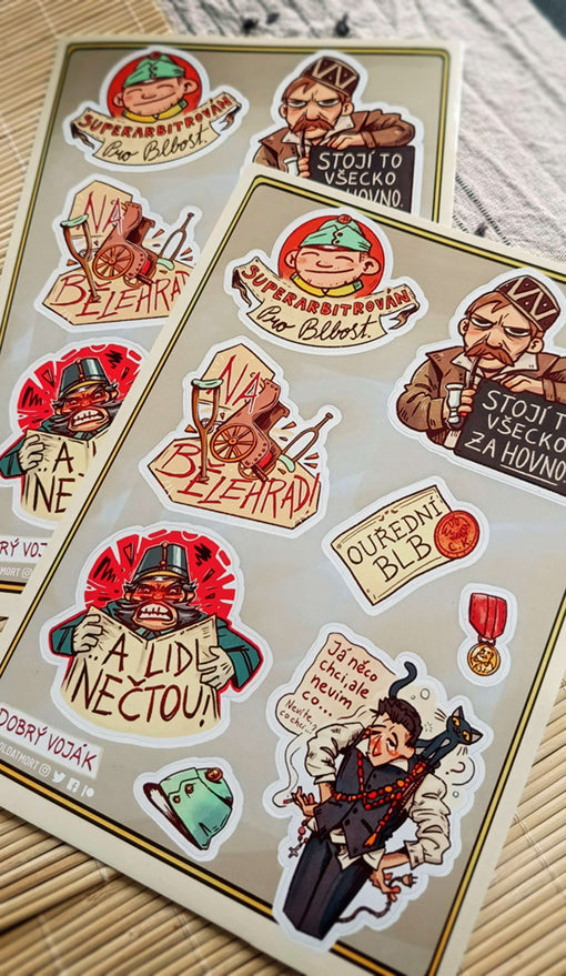 Dobrý voják - sticker sheets