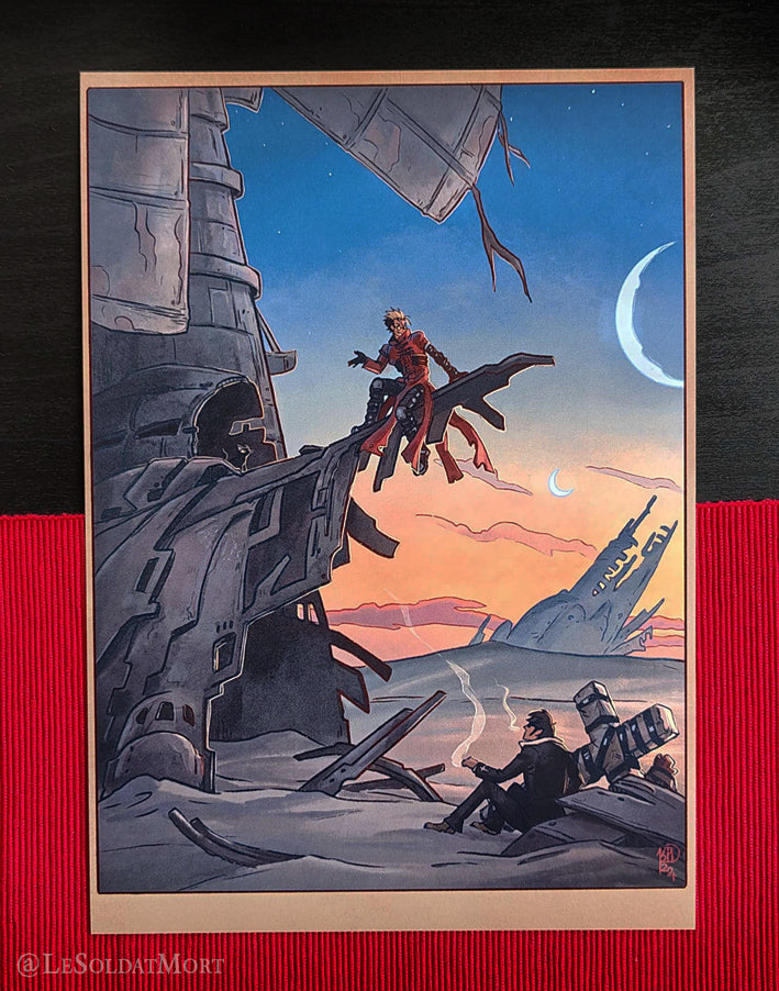 Trigun - Evening A5 art print