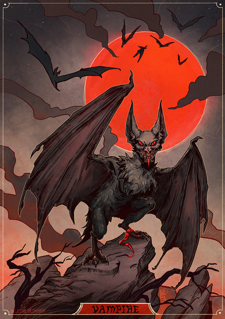 Vampire A5 art print