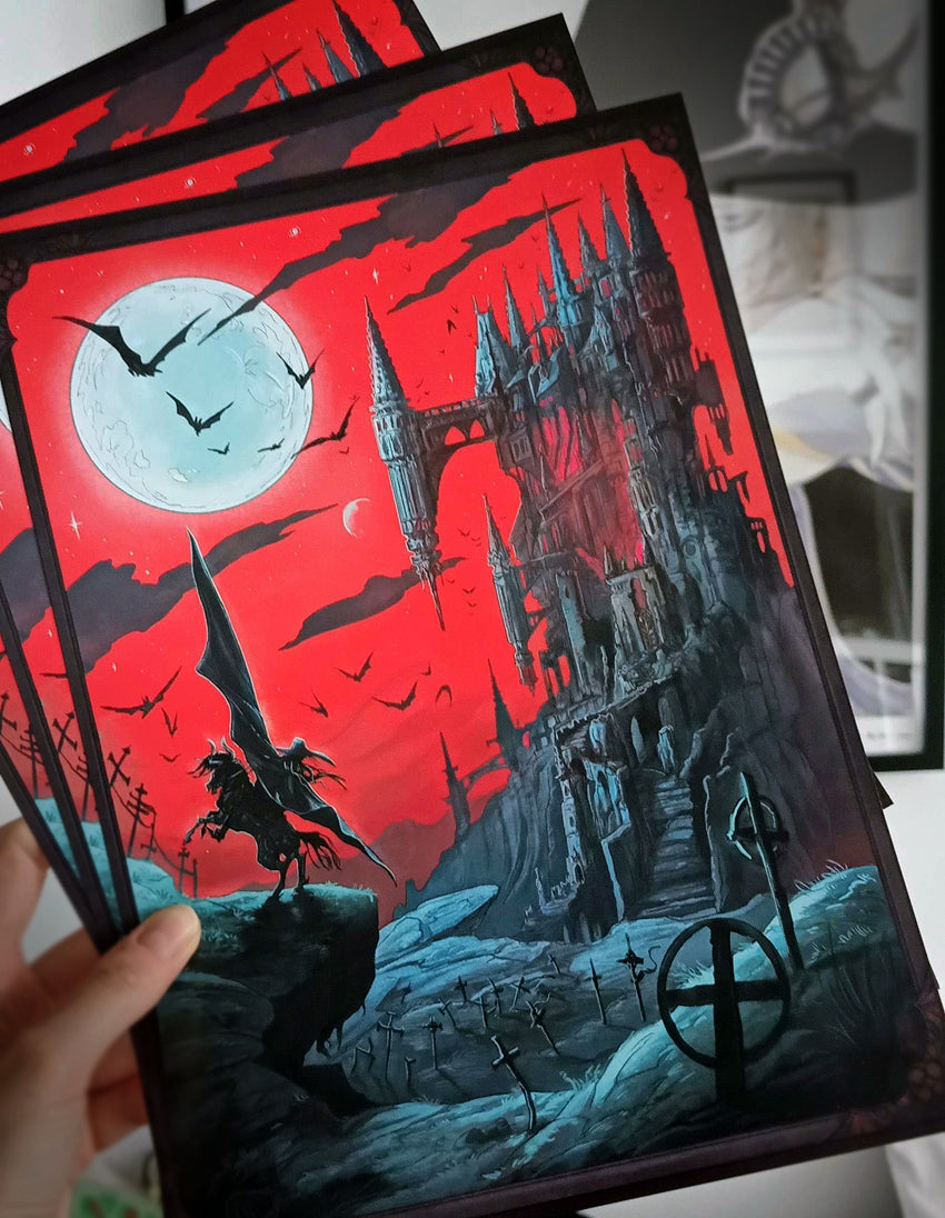 Vampire Hunter D - Castle print