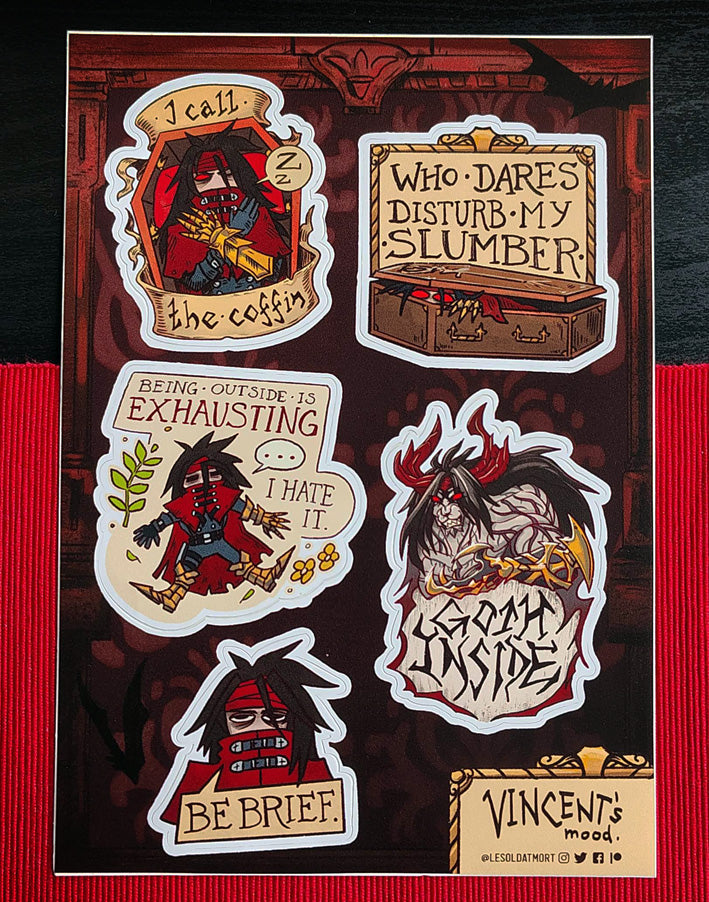 Vincent & Cid sticker sheets
