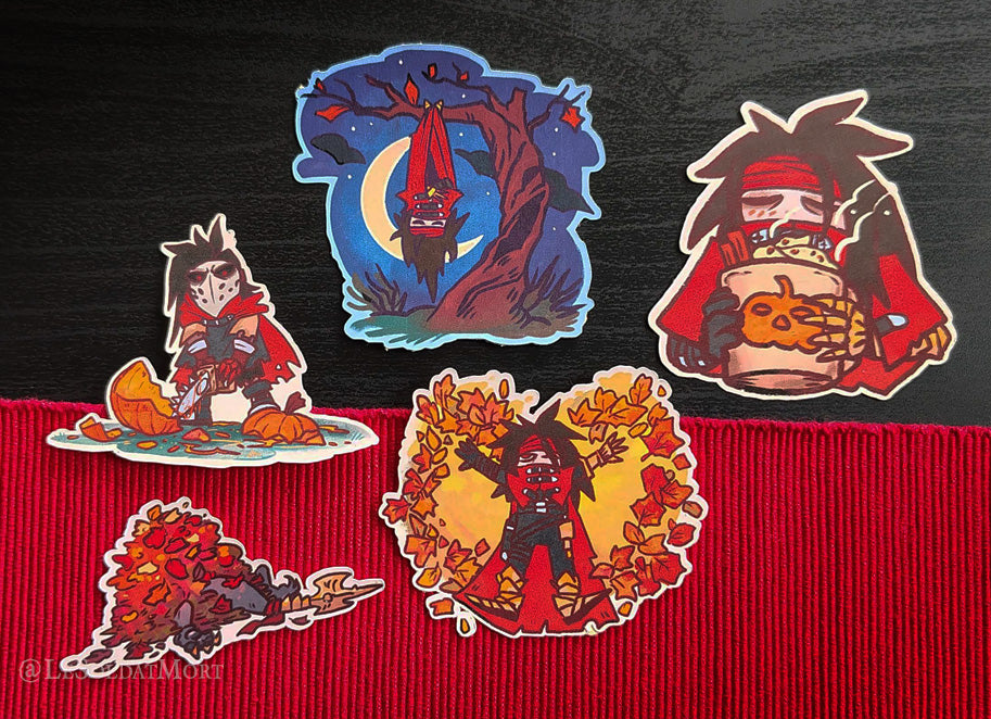 Vincent's autumn - set of solo stickers (CLEARANCE)