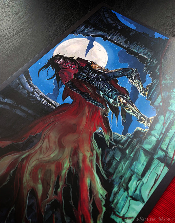 Vincent Ruins A4 art print