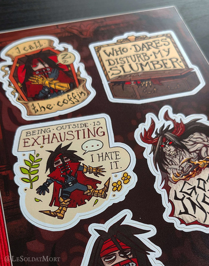 Vincent & Cid sticker sheets