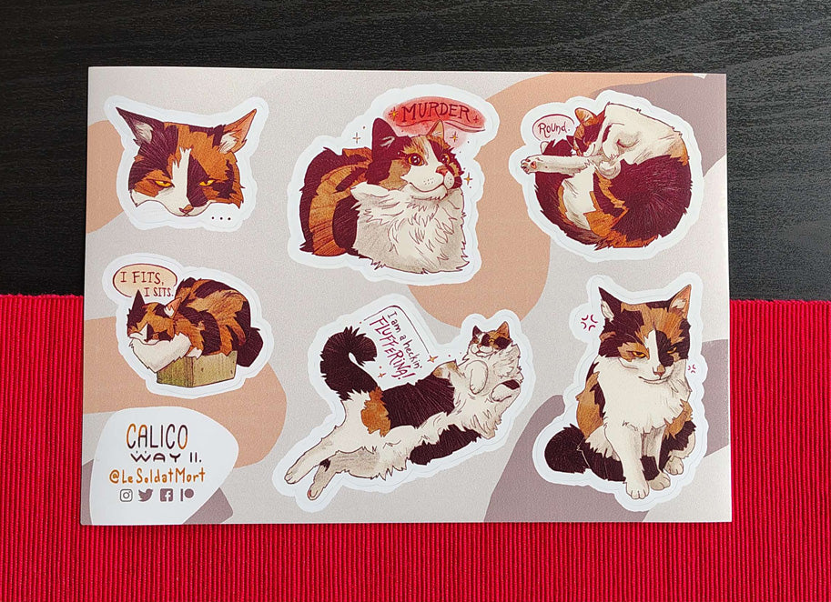 Calico way - sticker sheets