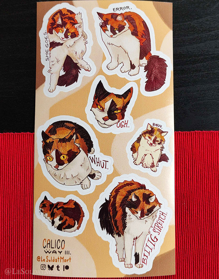 Calico way - sticker sheets