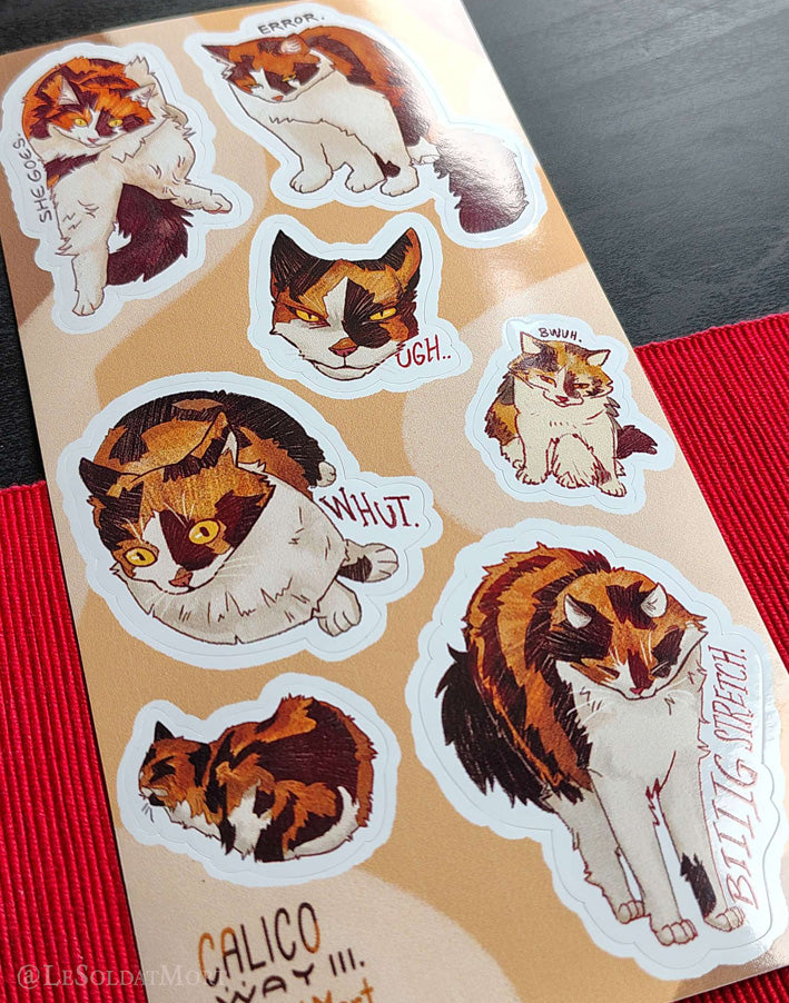Calico way - sticker sheets